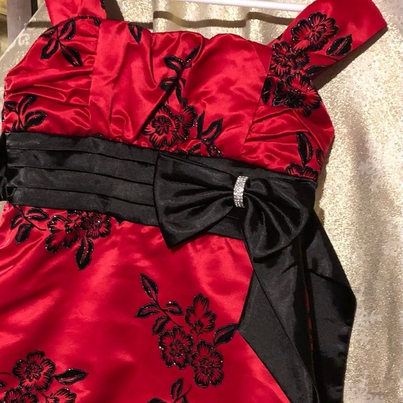 My Michelle Other - My Michelle red and black girls formal dress